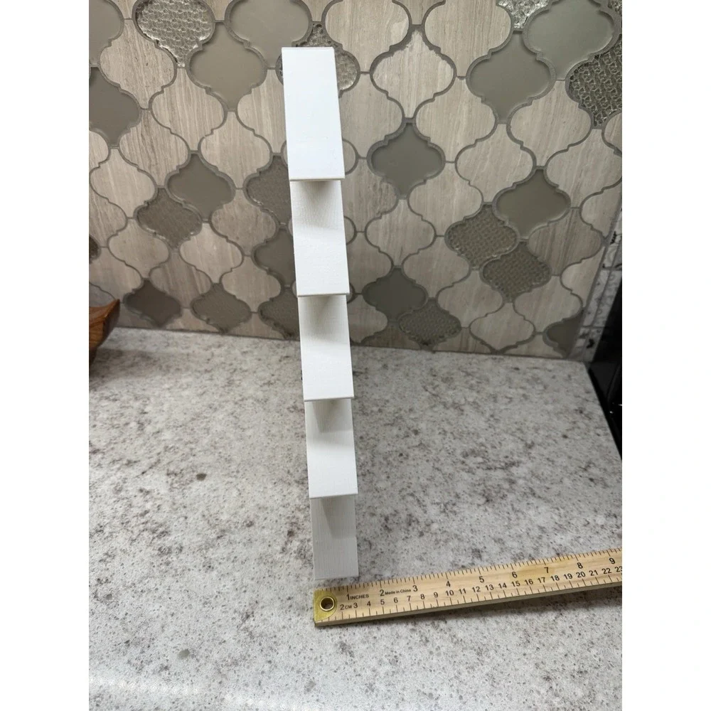 Christmas Tree‎ Minis Trinket Shelf 3D Printed Miniatures Dollhouse White